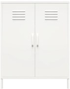 Бяло метално шкафче 40x102x80 cm Mission District – Støraa