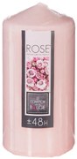 Ароматна свещ atmosphera Nina, 7 x 14 cm - Rose