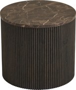 Кръгла странична масичка с плот от имитация на мрамор ø 45 cm Rota – House Nordic