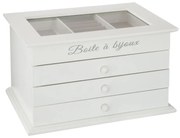 Кутия за съхранение на бижута atmosphera Kristin, 25 cm, MDF