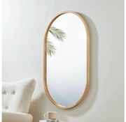 Eglo 425002 - Стенно огледало BANI 100x60 см, кафяво