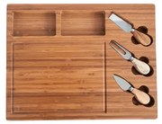 Horecano - Комплект дървена дъска с ножове за сирена А-188 CN-(5474)