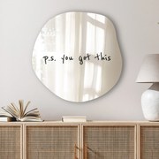 Стикер za огледало S34 – P.S. you got this