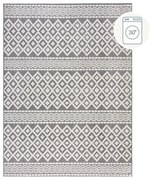 Сив килим от шенил подходящ за пране 80x160 cm Jhansi – Flair Rugs