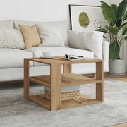 856497 vidaXL Кафе маса, дъб артизан, 58x58x40 см, инженерно дърво