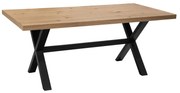 Трапезна маса Steja, 180x90 cm, Дъб и бук