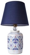 Настолна лампа RAMZES 1xE27/40W/230V синя/бяла