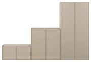 Кремав модулен гардероб от борова дървесина 300x200 cm Daily – vtwonen