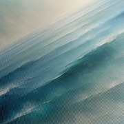 Картина на платно – Синьо море на разсъмване