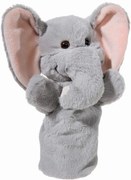 Heunec - Кукла за театър, Слон с розови уши, 28 см. 394070