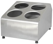 Иноксова стойка за прибори 4-ка (705904)