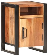 321569 vidaXL Нощно шкафче, 40x35x55 см, масивна акациева дървесина