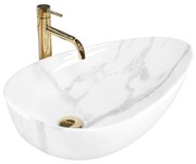 Умивалник за плот Rea Greta 65 Bianco Shiny