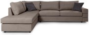 Ъглов диван Holmes-Mocca-Left