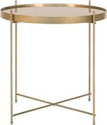 Кръгла масичка за кафе в златисто ø 48 cm Venezia - House Nordic