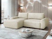 Ъглов диван Bello-Бежово светло-Ляв
