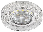 LUXERA 71074 - Вградено осветително тяло CRYSTALS 1xGU10/50W/230V + LED лента