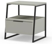 Зелено-сиво нощно шкафче Velia – Marckeric