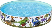Детски басейн с твърди стени Динозавър 183 x 38 см Bestway 55022
