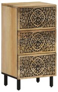 358235 vidaXL Страничен шкаф 40x33x75 см манго масивно дърво
