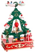 Дървена музикална играчка (височина 24 cm) Christmas Tree – Casa Selección