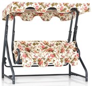 Градински двоен люлеещ се стол Morus 2, цвят Многоцветен