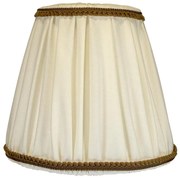 Duolla - Абажур за настолна и стояща лампа E27 пр. 18,5 см крем/кафяв