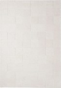 Ръчно изработен вълнен килим в цвят слонова кост 160x230 cm Checkerboard – Flair Rugs