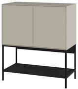 Черно-кремаво шкафче 80x90x40 cm Amira – Marckeric