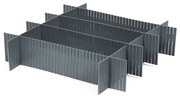 Комплект от 6 органайзера за чекмеджета Duro - Compactor