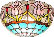 Brilagi - Tiffany витражен стенен аплик LORAS 1xE14/40W/230V