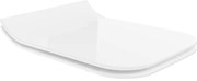 Mexen тънка бавно падаща седалка, дуропласт, бял гланц - 39080100