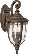 Feiss FE-EB2-M-BRB-Екстериорен аплик ENGLISH BRIDLE 3xE14/60W/230V IP44