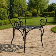 Градинско кресло Прованс от ковано желязо