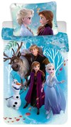 Единично памучно детско спално бельо 140x200 cm Frozen – Jerry Fabrics
