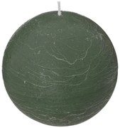 Свещ без аромат atmosphera Olia, Топка, 10 cm - Зелен