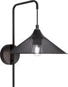 Аплик KIRUNA 1xE27/40W/230V черен