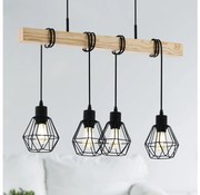 Eglo 44075 - Полилей на кабел TOWNSHEND 4xE27/60W/230V