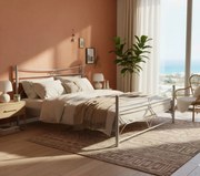 Легло Pier-90x200-White-Με ποδαρικό