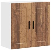 854065 vidaXL Кухненски стенен шкаф Porto, старо дърво, инженерно дърво