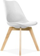 Кухненски стол Fiona-Бял (4) парчета