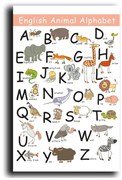 Детска картина 45x70 cm Alphabet - Wallity