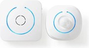 Nedis ALRMMW20WT - Аларма с безжичен сензор за движение 6xAA бяла