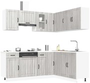 3314947 vidaXL Комплект кухненски шкафове от 11 части Kalmar, инженерно дърво