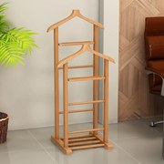 Дървен закачалка Beta II в натурален цвят 48x35x120см.