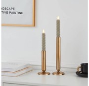 Eglo 422225 - Комплект 2x LED свещ ANDRAFIABE LED/1xAAA 15 см бежова