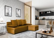 Ъглов диван Nogi-Горчица