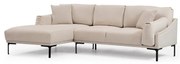 Светлобежов ъглов диван , ляв ъгъл Leo - Artie