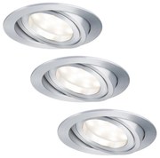 Paulmann 92797 - К-кт 3 бр. LED/6,8W IP23 лунички за баня COIN 230V