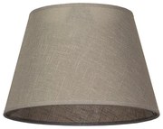 Абажур КАМЕЛОТ ПЕПЕЛ - конус, долно окачване, Е27